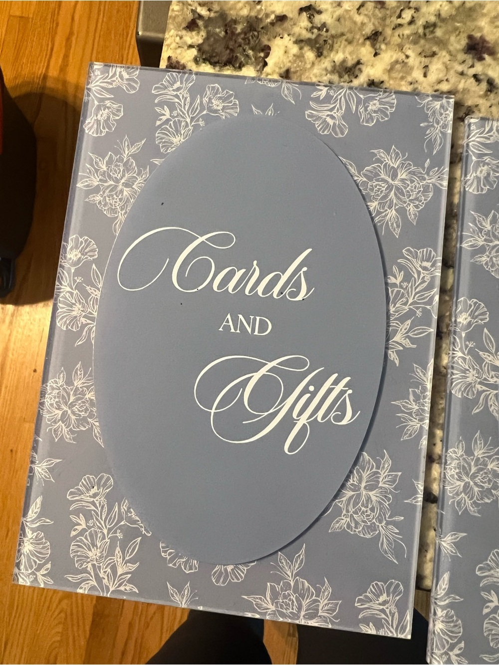Wedding Display Table Signs